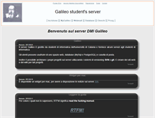 Tablet Screenshot of galileo.dmi.unict.it